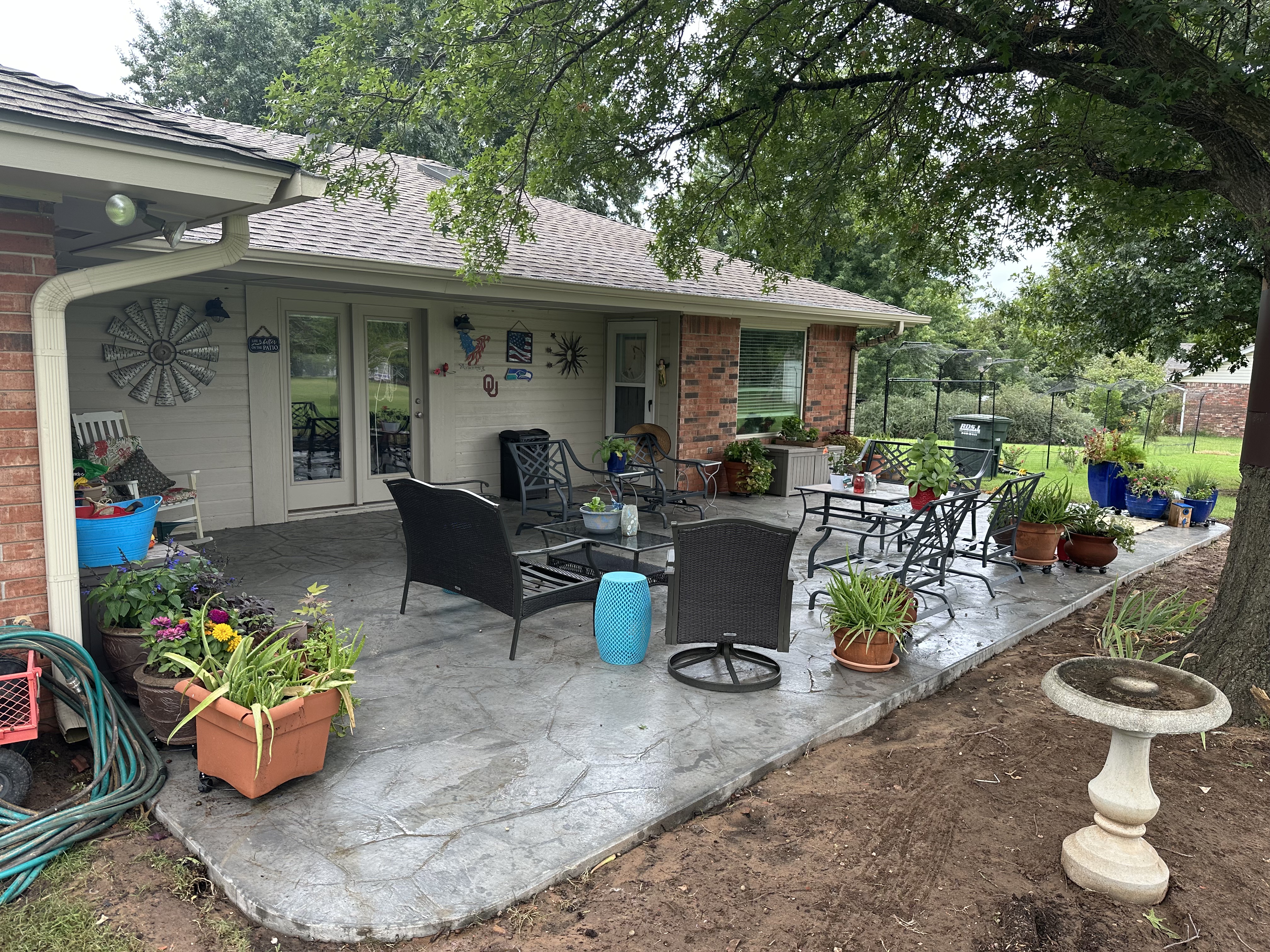 Decorative Concrete Patio